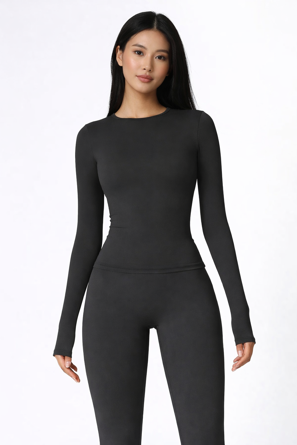 Haut de sport manches longues – maintien & confort seconde peau