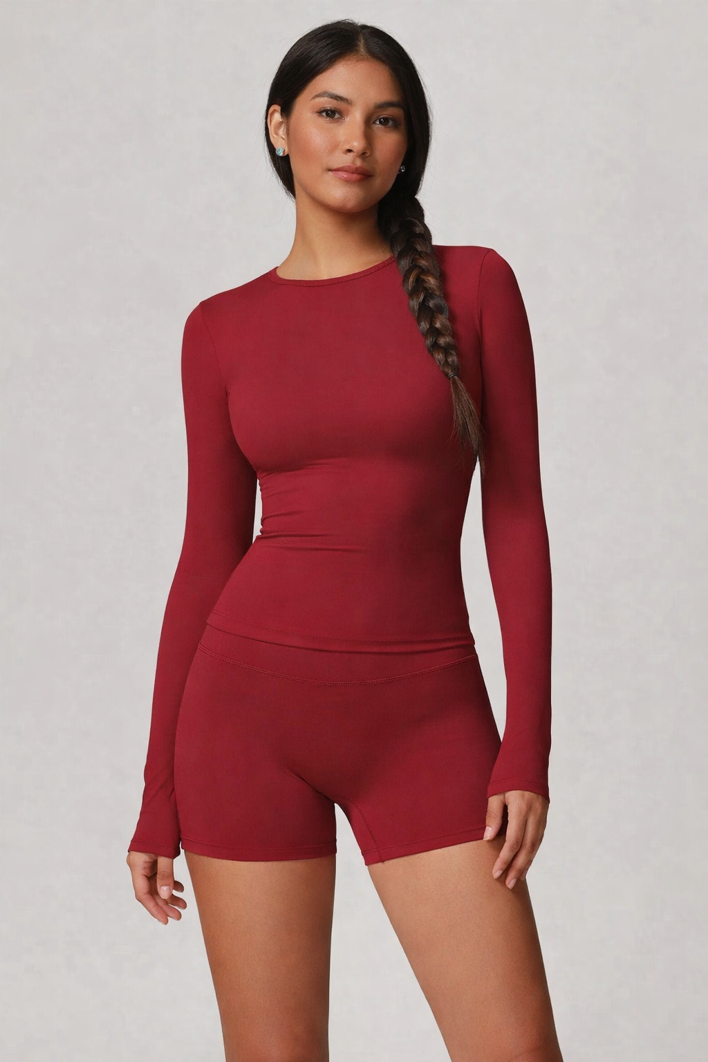 Haut de sport manches longues – maintien & confort seconde peau