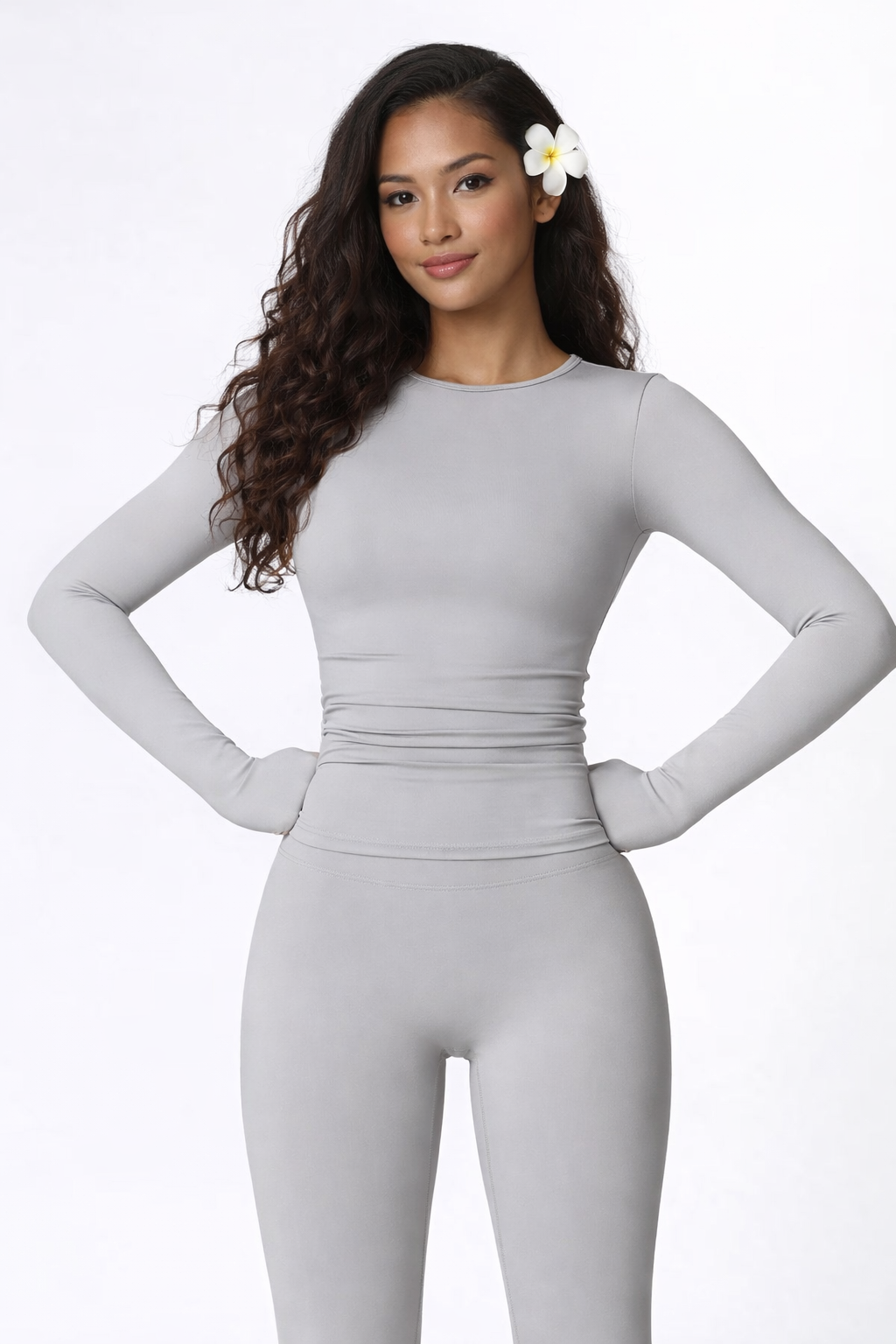 Haut de sport manches longues – maintien & confort seconde peau