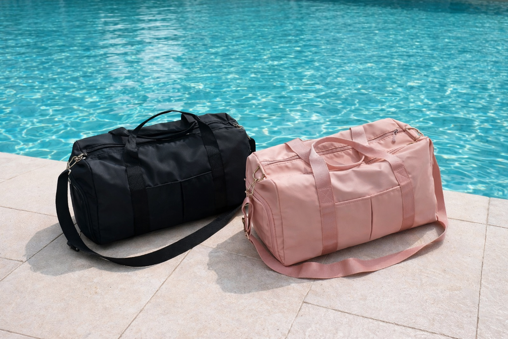 •	Sac de sport multifonction rose – Gym, voyage & quotidien